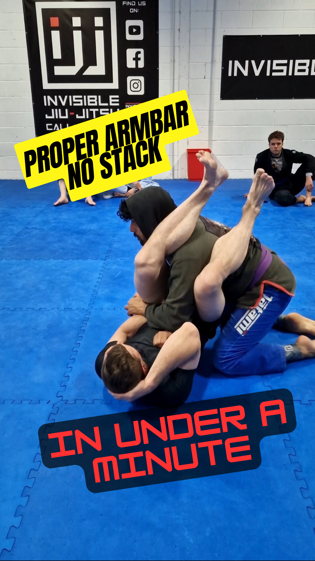 Invisible Jiu Jitsu Burton on trent how to stop the Stack Defense to armbar from closed guard 